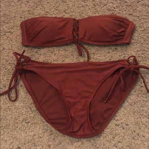 WOMENS STRAPPY BIKINI! Size large!